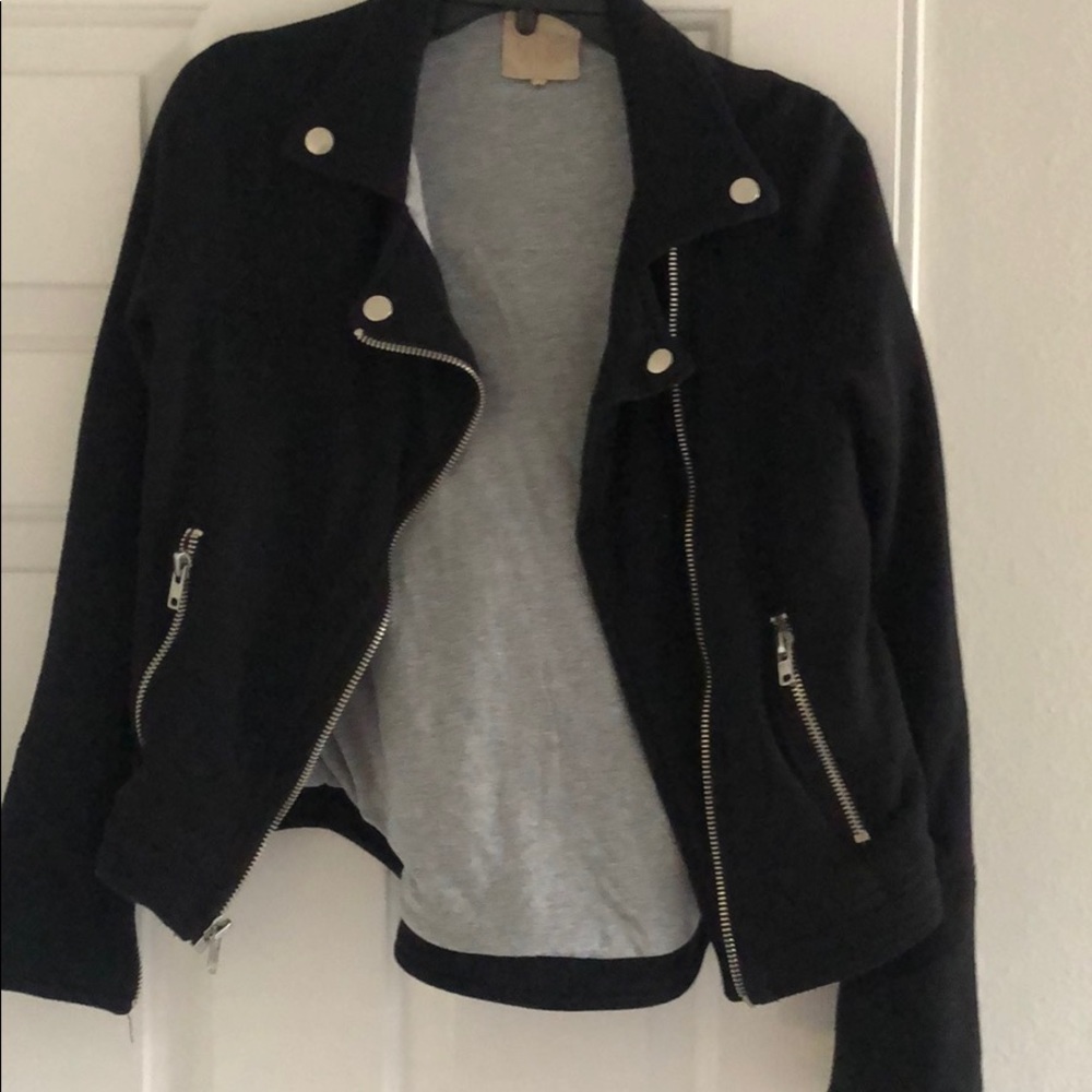 Chaser moto fleece jacket M